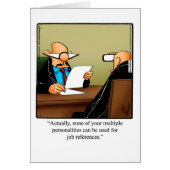 Funny National Boss's Day Card "Spectickles" (Vorne)