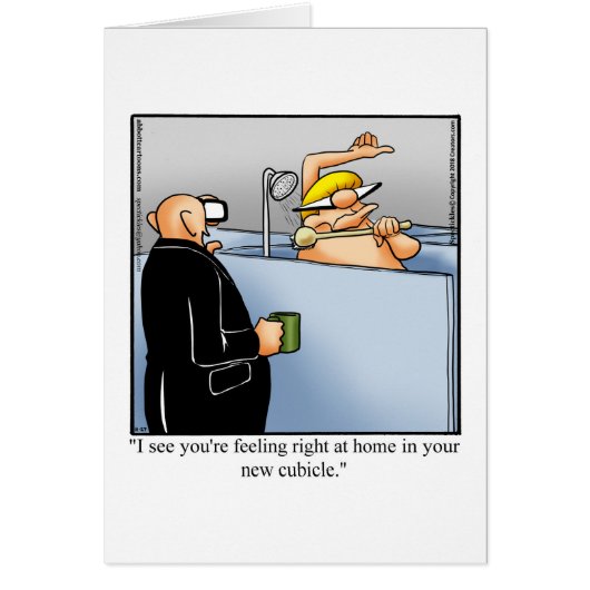 Funny National Boss's Day Card "Spectickles" (Vorne)