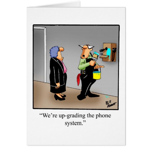 Funny National Boss's Day Card "Spectickles" (Vorne)