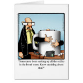 Funny National Boss's Day Card "Spectickles" (Vorne)