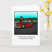 Funny National Police Week Grußkarte Karte (Gelbe Blume)