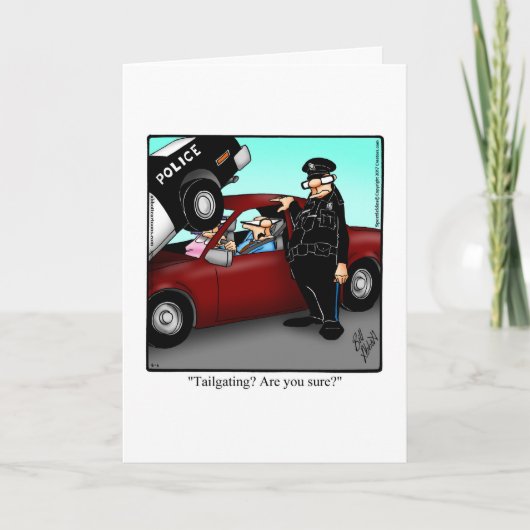 Funny National Police Week Grußkarte Karte (Vorderseite)