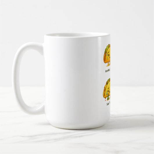 Funny National Taco Day Coffee Mug Kaffeetasse (Links)