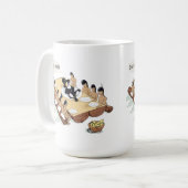 Funny Native American Erntedank Tasse (Vorderseite Links)