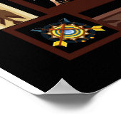 Funny Native American Gift Lover Poster (Ecke)