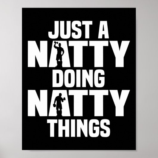 Funny Natty Things Poster (Vorne)