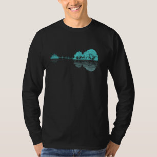 Funny Nature Gitarre für Damen Coole Gitarrist T-Shirt