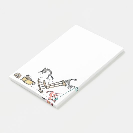 Funny Naughty Cats Post-it Klebezettel (angewinkelt)