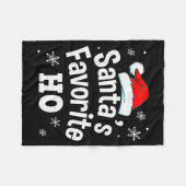 Funny Naughty Dirty Adult Pajama Christmas Tee Men Fleecedecke (Vorderseite (Horizontal))