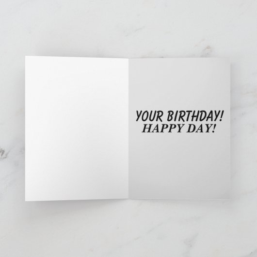 FUNNY NAUGHTY FRAU BIRTHDAY HUGE CARD KARTE (Innenseite)