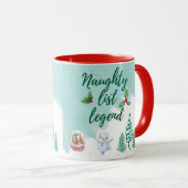 Funny naughty list tasse (VorderseiteRechts)