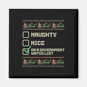 Funny Naughty Nice auf einer Liste der Regierungsv Magnet