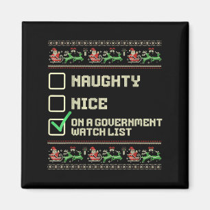 Funny Naughty Nice auf einer Liste der Regierungsv Magnet
