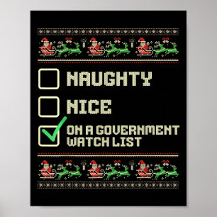 Funny Naughty Nice auf einer Liste der Regierungsv Poster