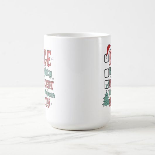 Funny Naughty Nice Innocent Kaffeetasse (Mittel)