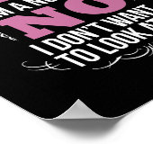 Funny Naughty Nurse Unglaublich witzig Krankenpfle Poster (Ecke)