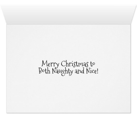 Funny Naughty oder Nice Cheeky Pair von Zebra Finc (Innenansicht Horizontal (Unten))