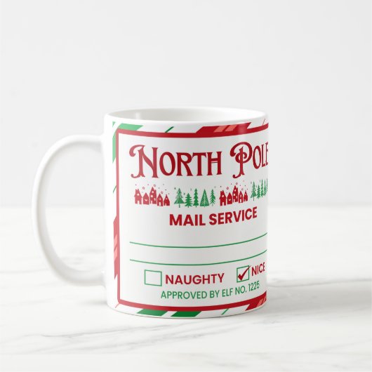 Funny Naughty or Nice List Coffee Mug Kaffeetasse (Links)