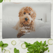 Funny Naughty Pet 2 Foto Geschirrtuch (Gefaltet)