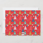 Funny Naughty Retro Weihnachts-Foto Feiertagskarte (Rückseite)