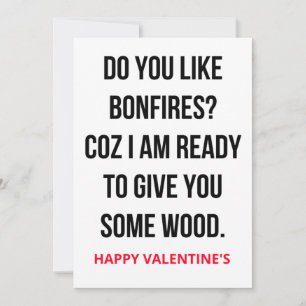Funny Naughty Valentine's Day Card Feiertagskarte