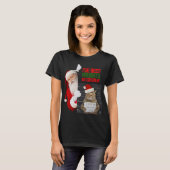 Funny Naugthy Cat Stole Weihnachten Türkei T - Shi T-Shirt (Vorne ganz)