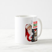 Funny Naugthy Cat Stole Weihnachten Türkei Tasse (VorderseiteRechts)