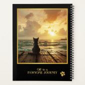 Funny Nautical Foto Grid Cat Planer (Rückseite)