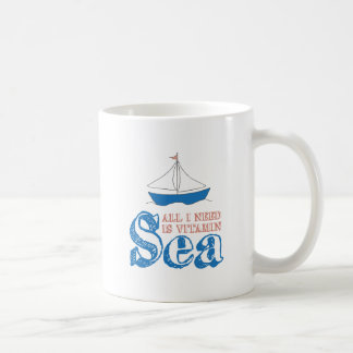 Funny Nautical Zitat Sailboat Zeichne Vitamin Sea Kaffeetasse