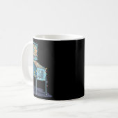 Funny Nball Machine Christmas Graphics Lights Love Kaffeetasse (Vorderseite Links)