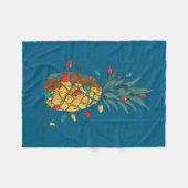 Funny Ne Christmas Graphics Lights Lover Fleecedecke (Vorderseite (Horizontal))