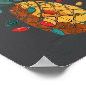 Funny Ne Christmas Graphics Lights Lover  Poster (Ecke)