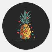 Funny Ne Christmas Graphics Lights Lover Runder Aufkleber (Vorderseite)