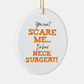 Funny Neck Operation Erholung Keramik Ornament (Rechts)