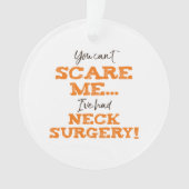 Funny Neck Operation Erholung Ornament (Vorderseite)