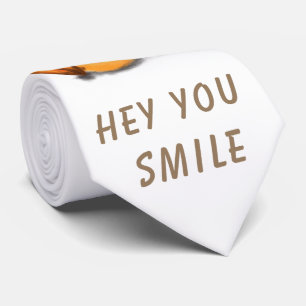 Funny Neck Tie mit glücklichen Enten - Lächeln Krawatte