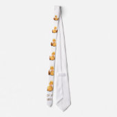 Funny Neck Tie mit glücklichen Enten - Lächeln Krawatte (Rückseite)
