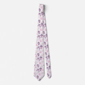 Funny Neck Tie mit Mushroom Pattern Krawatte (Vorderseite)