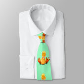 Funny Neck Tie mit spielerischen Enten - Lächeln Krawatte (Gebunden)
