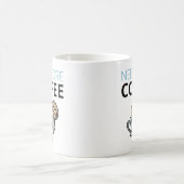 Funny Need Mehr Kaffee müde Faultier Spaß Kaffeetasse (Mittel)