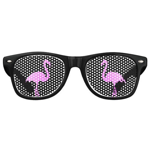 Funny neink flamingo Vogel Party Schattierungen Partybrille (Vorderseite)