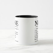 Funny Nene Definition Großmutter Tasse (Zentrum)