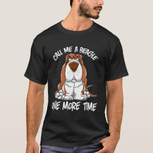 Funny nennt mir einen Beagle-Basset-Hund T-Shirt