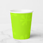 Funny Neon Green Slime Kids Party Pappbecher (Links)