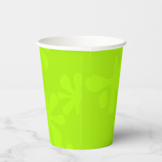 Funny Neon Green Slime Kids Party Pappbecher (Rechts)