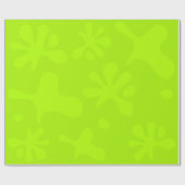 Funny neon grüne Schleime Farbe spritzig spieleris Geschenkpapier (Flach)