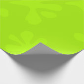 Funny neon grüne Schleime Farbe spritzig spieleris Geschenkpapier (Ecke)