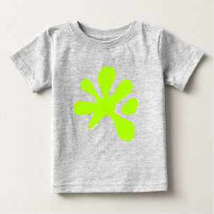 Funny neon grüne Schleimfarbe spritzig niedlich Baby T-shirt