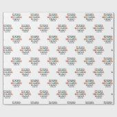 Funny Neonatal Nurse Phantastische Wertschätzung Geschenkpapier (Flach)