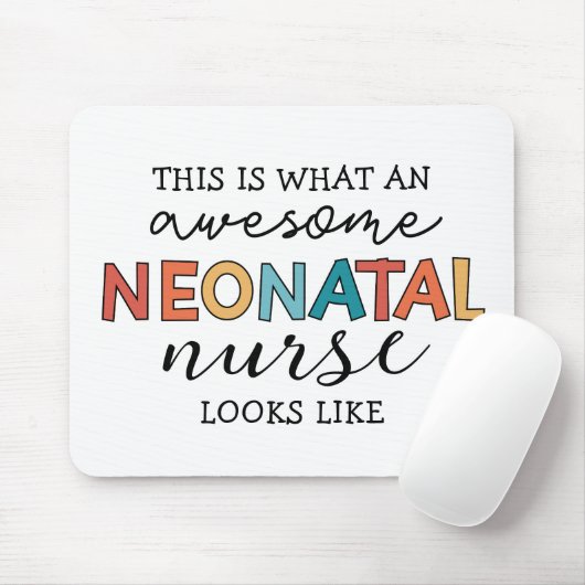 Funny Neonatal Nurse Phantastische Wertschätzung Mousepad (Mit Mouse)